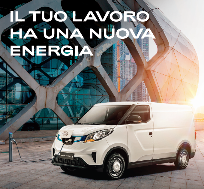 NUOVO MAXUS eDELIVER 3:  IL TUO LAVORO HA UNA NUOVA ENERGIA